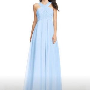 Azazie Kaleigh dress - Sky blue